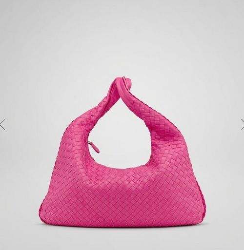 Bottega Veneta Nappa Hobo Lambskin Bag 5091 peach red